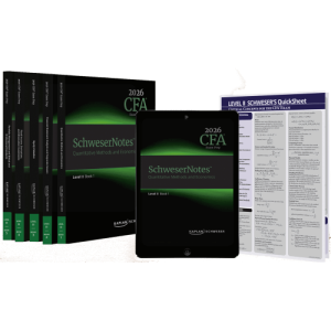 CFA 2026 Schweser Notes Level 2 with Quicksheet